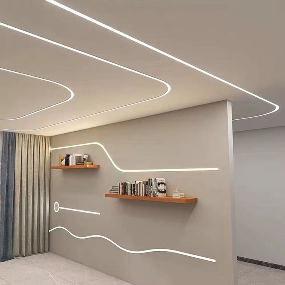 Perfil LED Flex Empavonado 20x20 mm – Venta por Metro