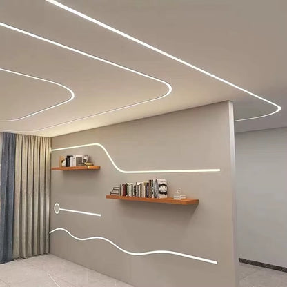 Perfil LED Flex Empavonado 20x20 mm – Venta por Metro