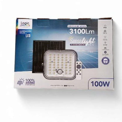 Proyector de Área Solar C/Sensor de Movimiento SENSELIGHT de 100W