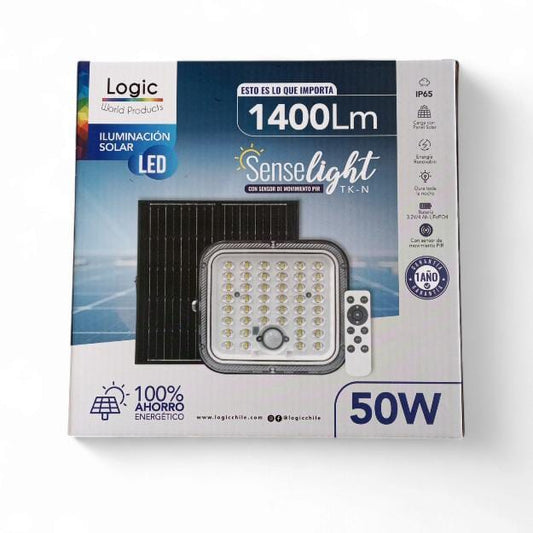 Proyector de Área Solar C/Sensor de Movimiento SENSELIGHT de 50W