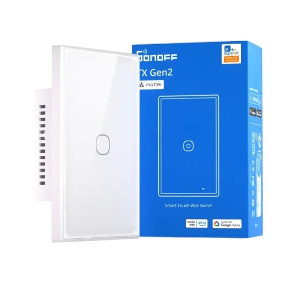 Interruptor WiFi Sonoff TX Gen2 de 1 Canal