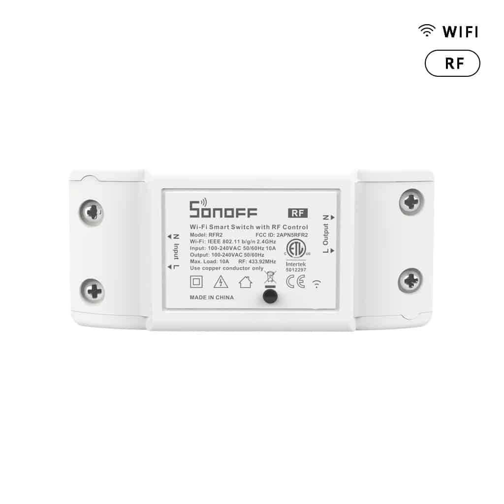 Interruptor WiFi Sonoff Basic RF Control 433MHz