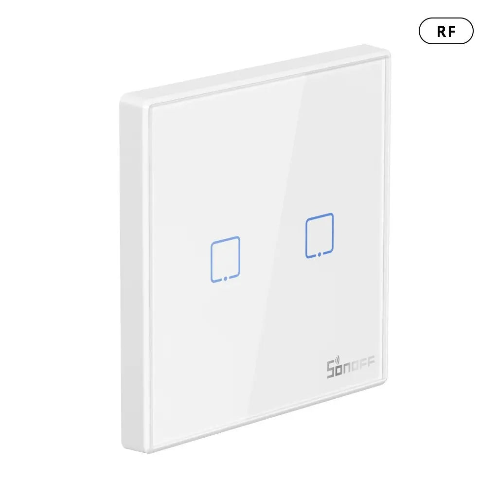 Interruptor RF Touch Blanco 2 Canal Sonoff