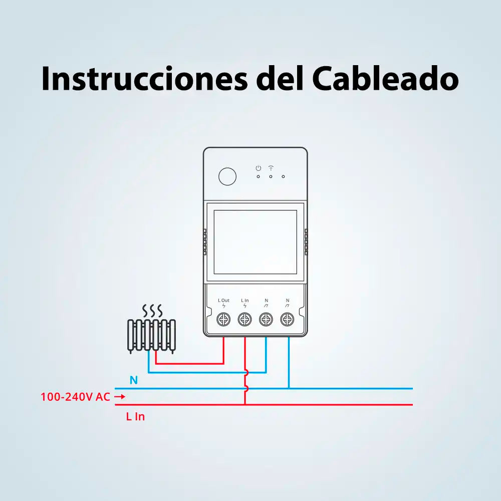 Interruptor WiFi Medidor de Energía Sonoff POW Elite 16A