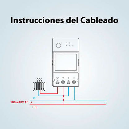 Interruptor WiFi Medidor de Energía Sonoff POW Elite 16A