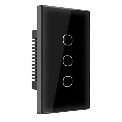 Interruptor WiFi Sonoff TX Gen2 de 3 Canales Negro