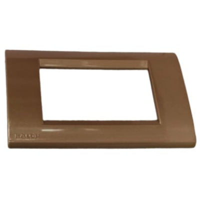 Placa 3 Módulos Modular Civil Marrón + Bastidor Kalop