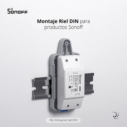 Soporte Riel DIN Sonoff