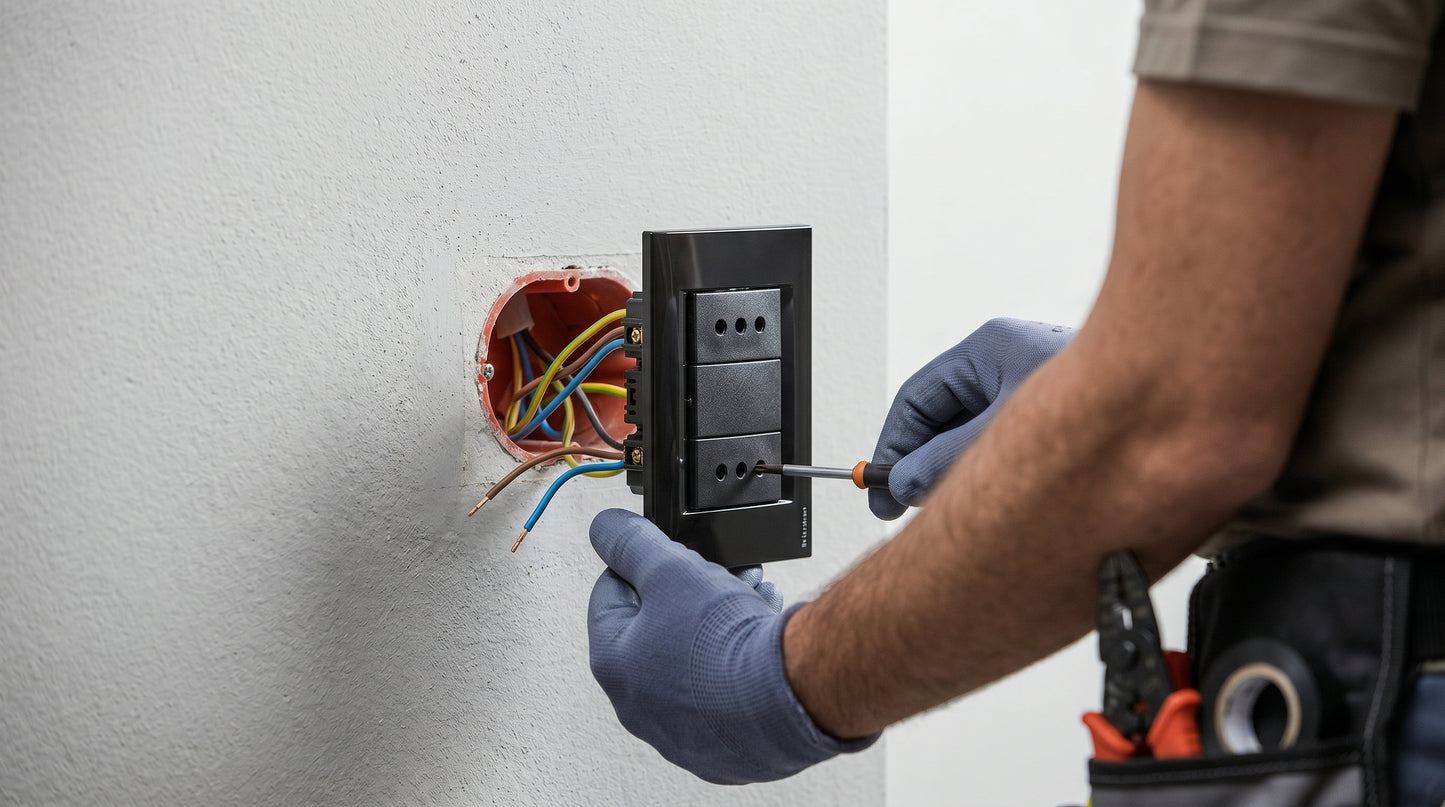 Servicio Domótica - Instalación de Interruptor/Enchufe Convencionales