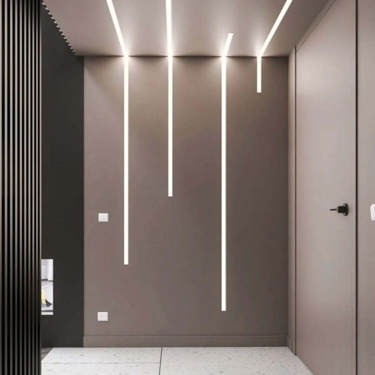 Perfil de Aluminio Embutido 2 Metros para Cinta LED