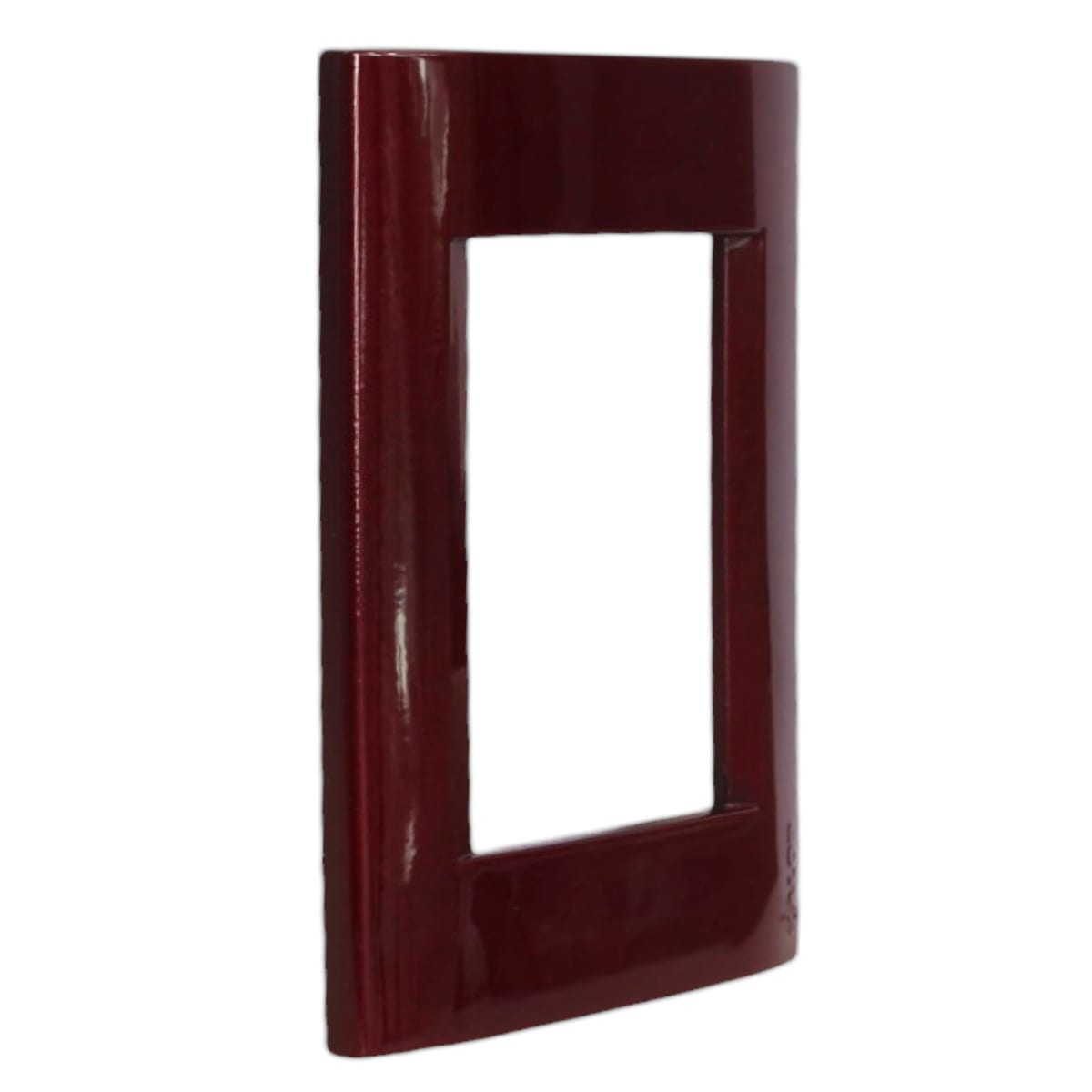 Placa 3 módulos Modular Rojo Munich + Bastidor Kalop