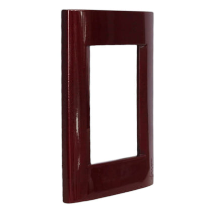 Placa 3 módulos Modular Rojo Munich + Bastidor Kalop