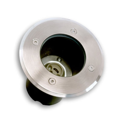 Base Foco Piso GU10 Aluminio Vellmax