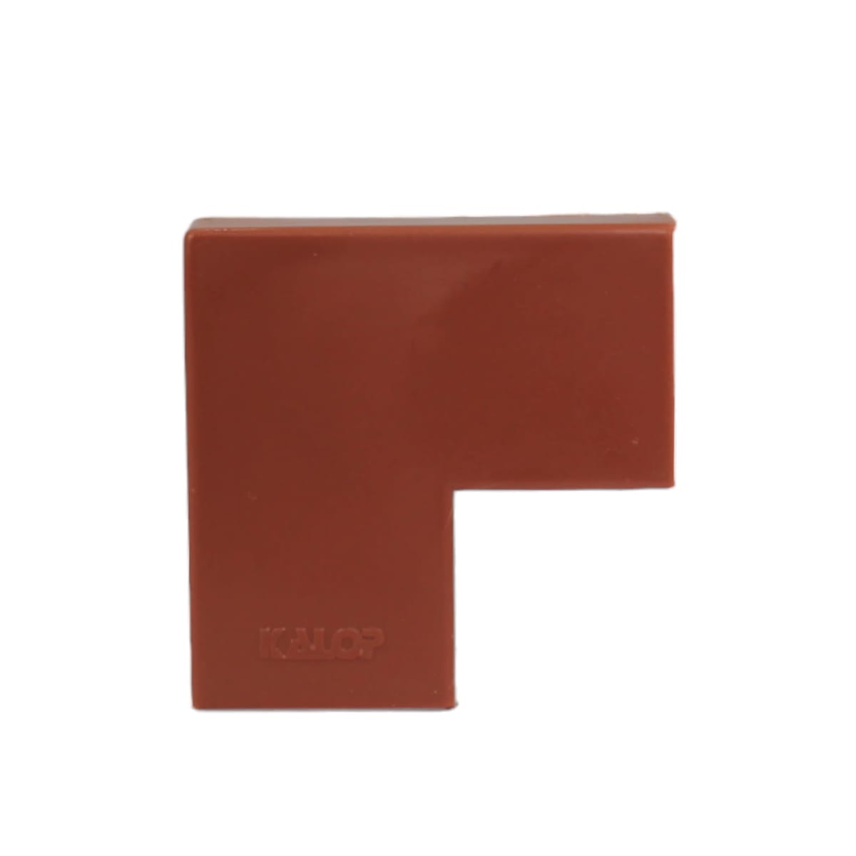 Curva Plana para Canaleta 20x10 Kalop - Marrón