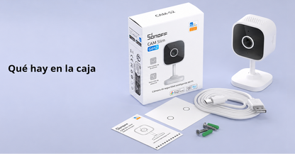 Cámara de Seguridad Slim WiFi Full HD Sonoff
