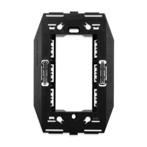 Placa 3 módulos Modular Zen Basic Blanco + Bastidor Kalop