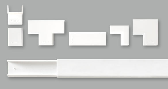 Canaleta eléctrica blanca Kalop 20x10 mm 2 metros