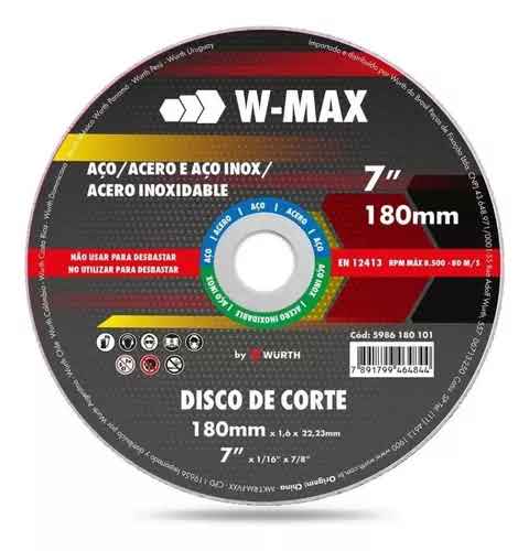 Disco de Corte Wurth 180mm (7”)