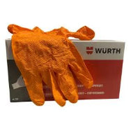 Caja de Guantes de Nitrilo Naranjo Wurth - S