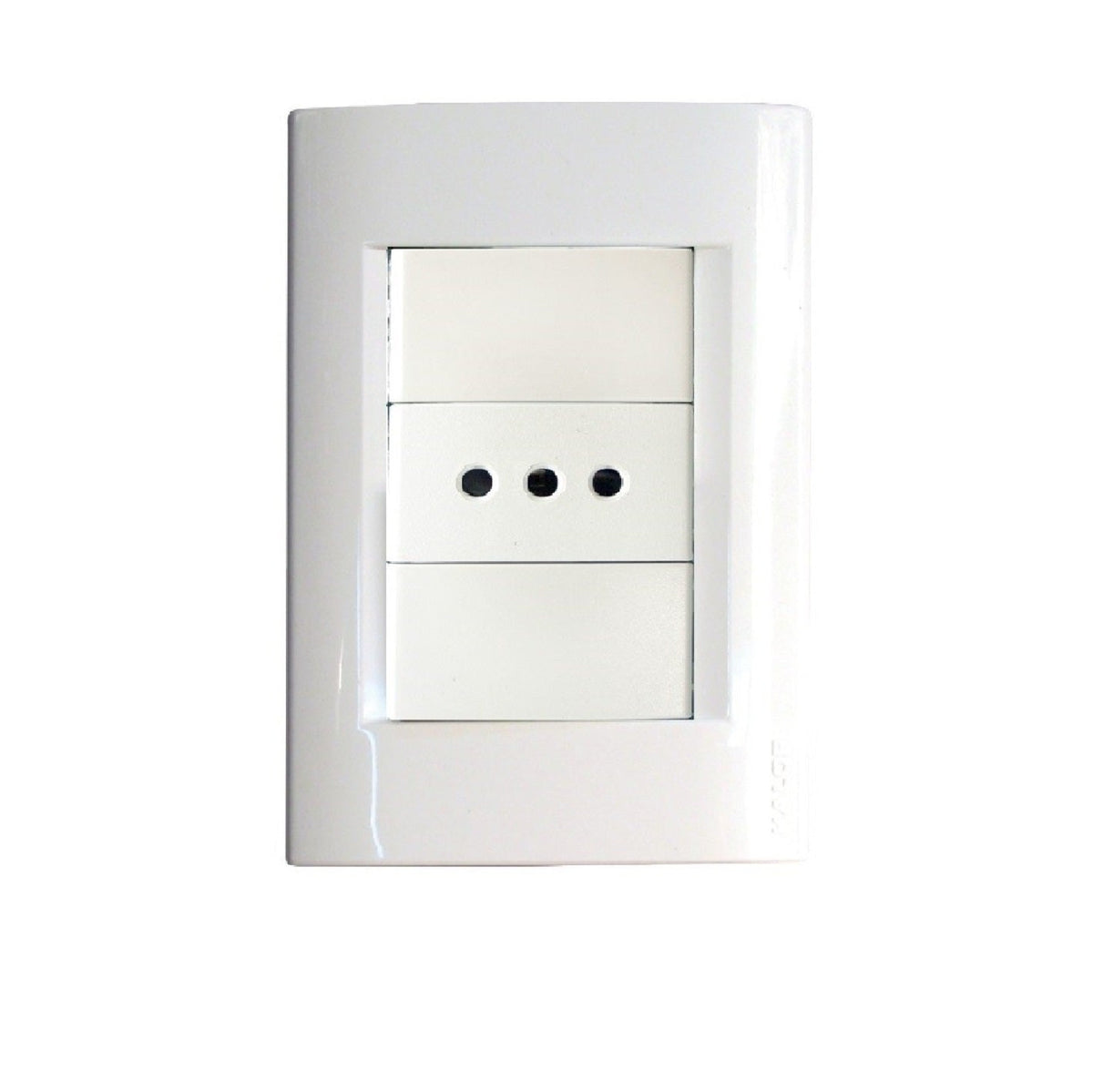 Conjunto Enchufe Hembra 2P + T termoplástica Blanco