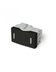 Módulo Interruptor Negro 9/24 10A Kalop