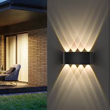 Aplique Rectangular Negro 8 LED 8W 3000K