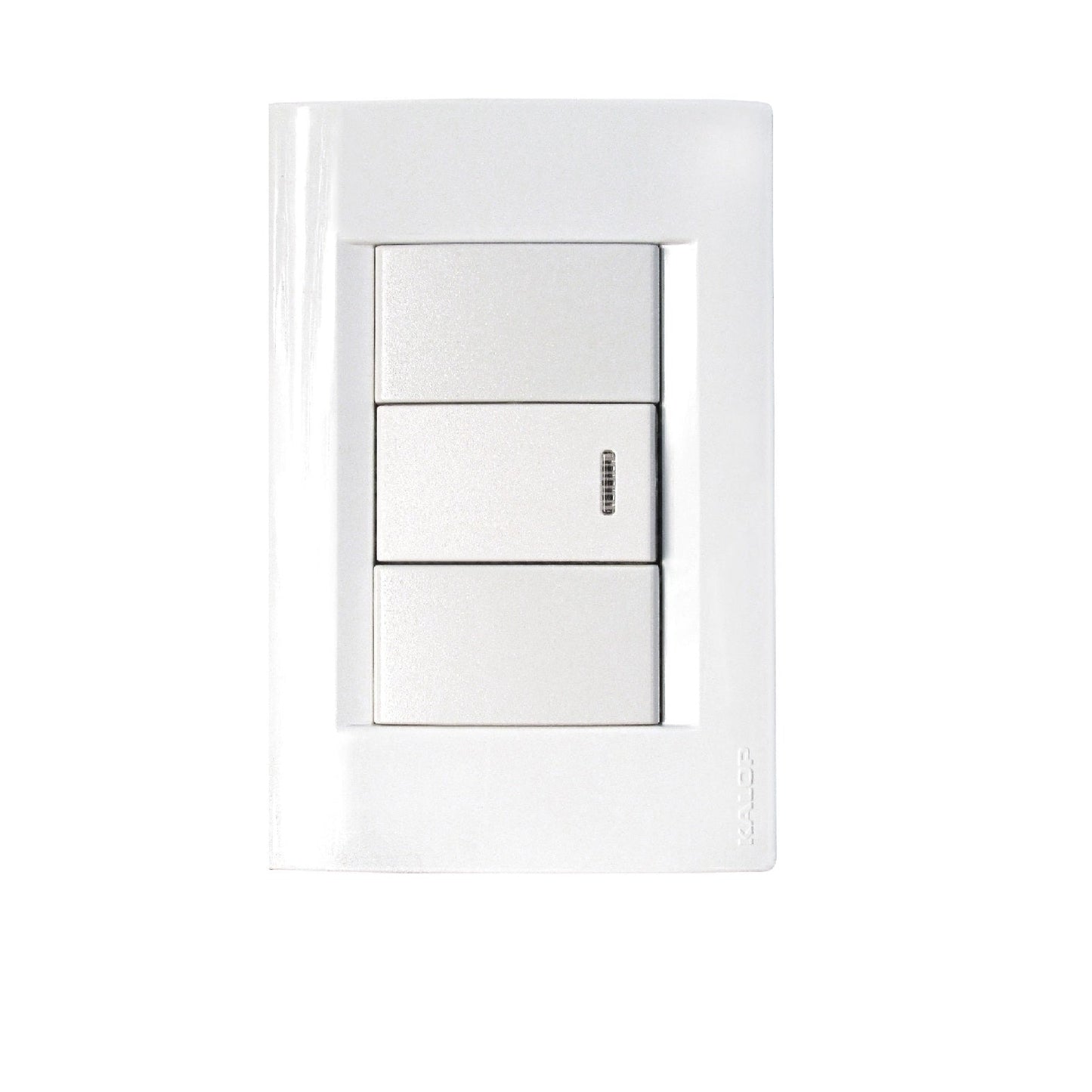 Conjunto Interruptor 9/12 Termoplástica Blanco