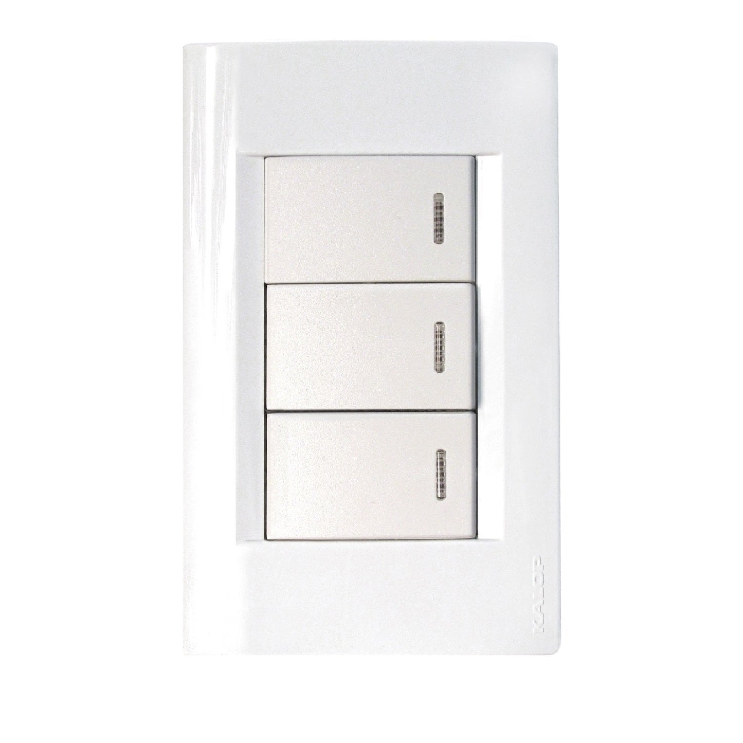 Conjunto Interruptor 9/32 termoplástica Blanco