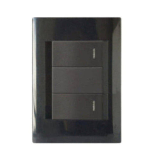 Conjunto Interruptor 9/15 Termoplástica Negro