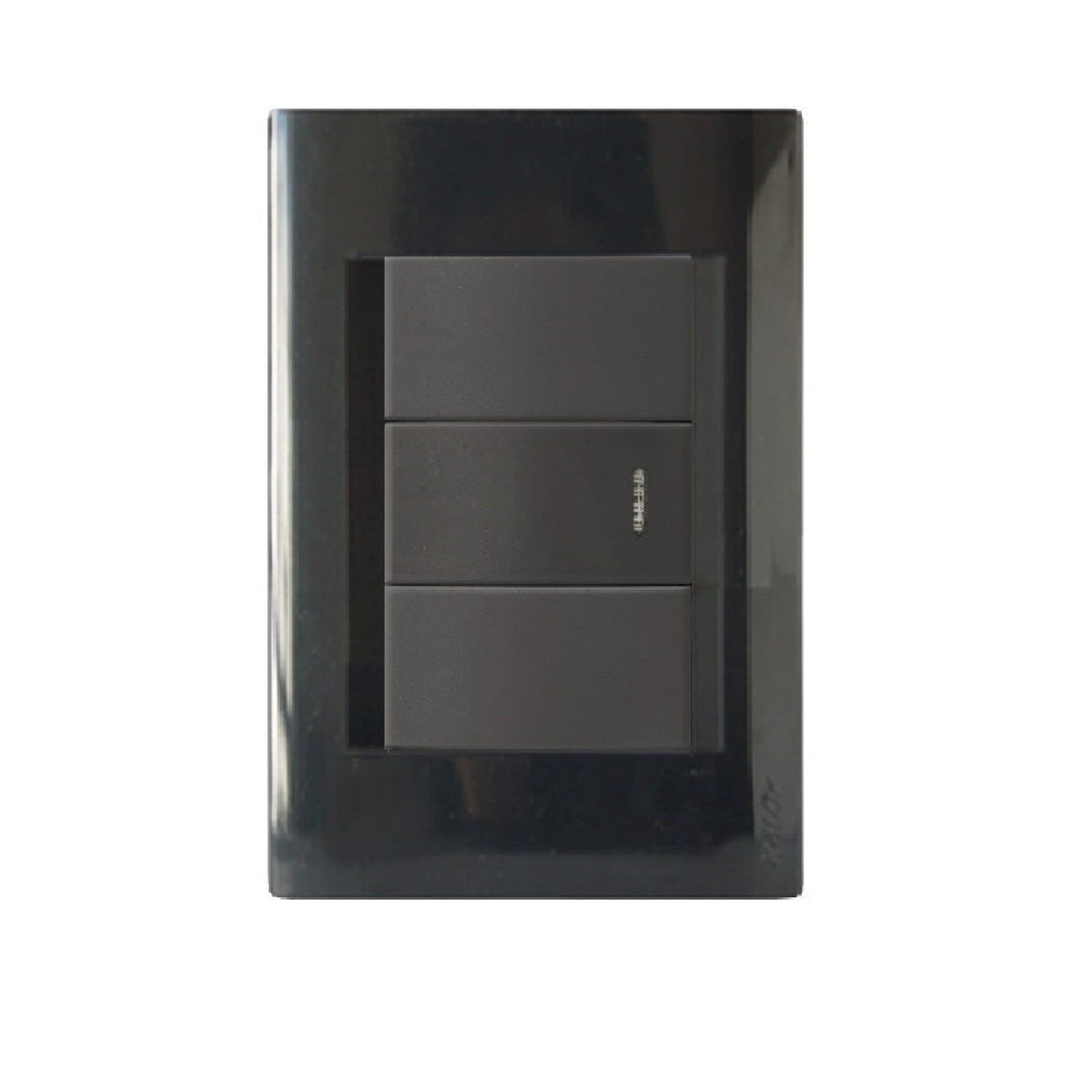 Conjunto Interruptor 9/12 Termoplástica Negro
