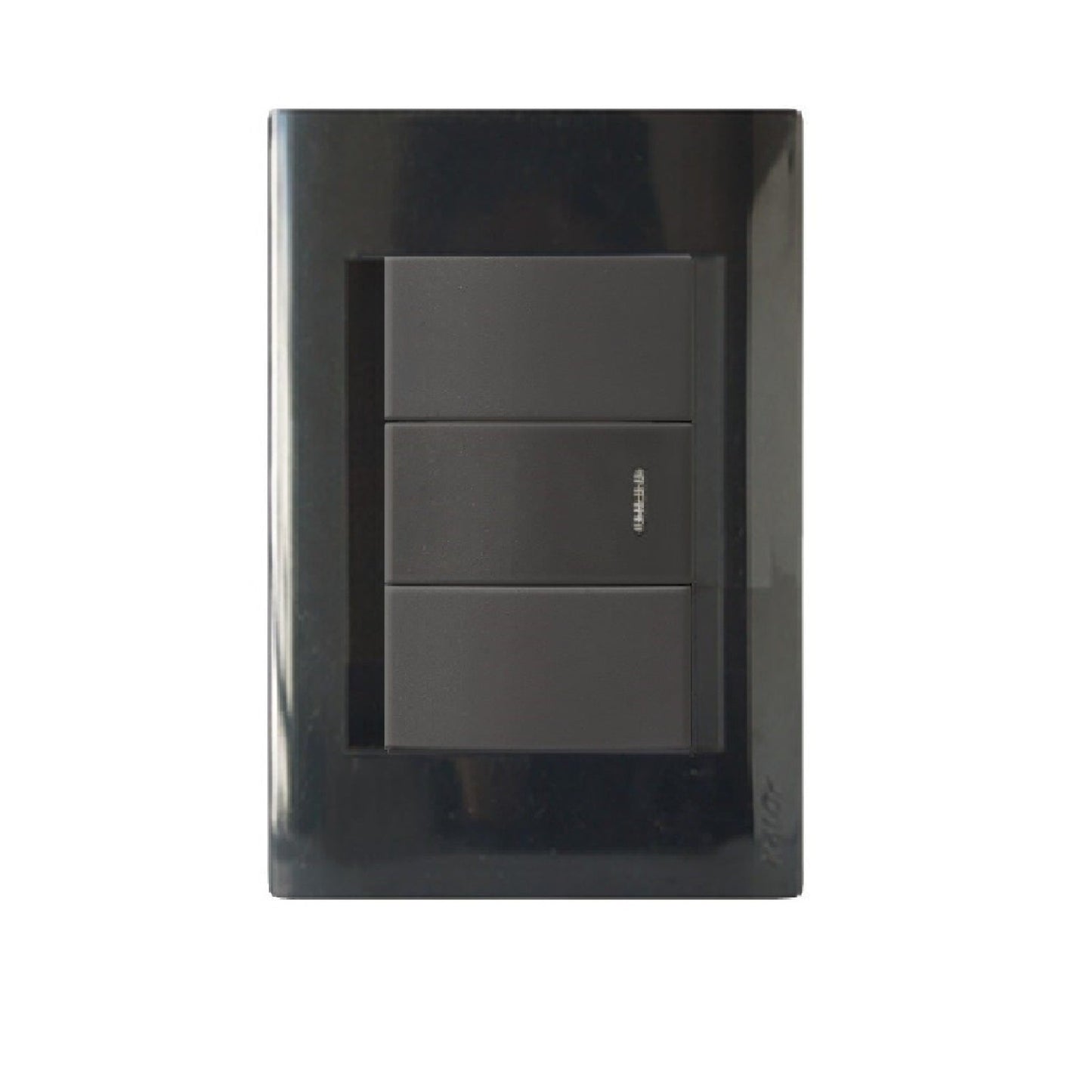 Conjunto Interruptor 9/12 Termoplástica Negro