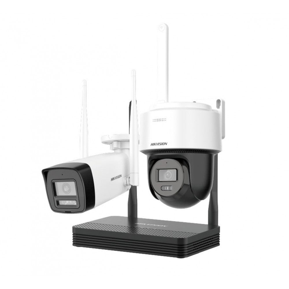 KIT NVS + Camara + PT 2MP WiFi IR30M NKS422W03H Hikvision