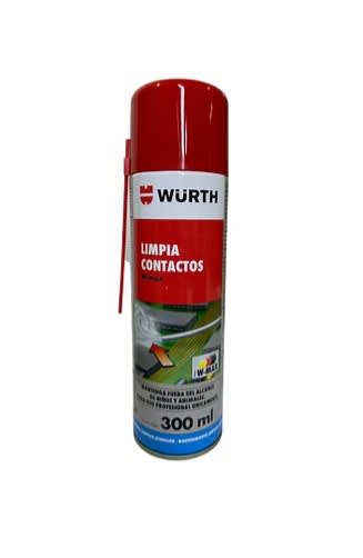 Limpia Contactos WURTH 300ml Aerosol – Limpiador Eléctrico de Secado Rápido sin Residuos