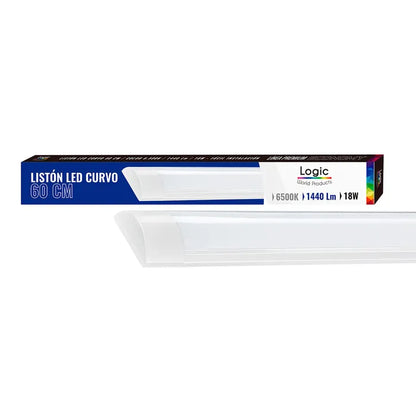 Listón LED Curvo Logic 60cm 18W 6500K Luz Blanca Fría