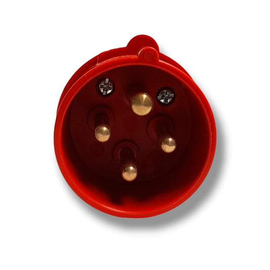 Macho Industrial Volante IP44 16A / 32A 220V - 380V Bekam