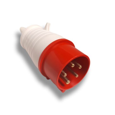 Macho Industrial Volante IP44 16A / 32A 220V - 380V Bekam