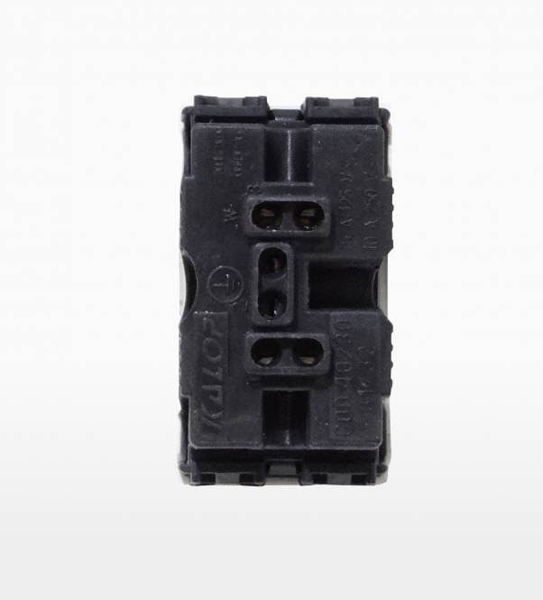 Modulo Hembra 2P + T 10A 250V