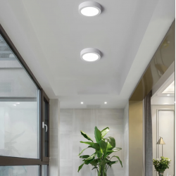 Panel LED Redondo Sobrepuesto 18W