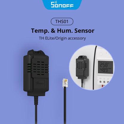 Sensor de Temperatura Y Humedad Sonoff THS01 para Sonoff TH