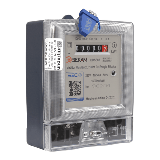 Medidor Monofásico Electrónico 220V Bekam